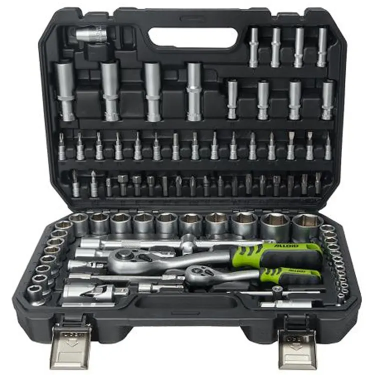 Hабір інструменту Alloid Base 1/2" і 1/4" 6-гранний 94 предмета (NG-1094BS) - фото 2