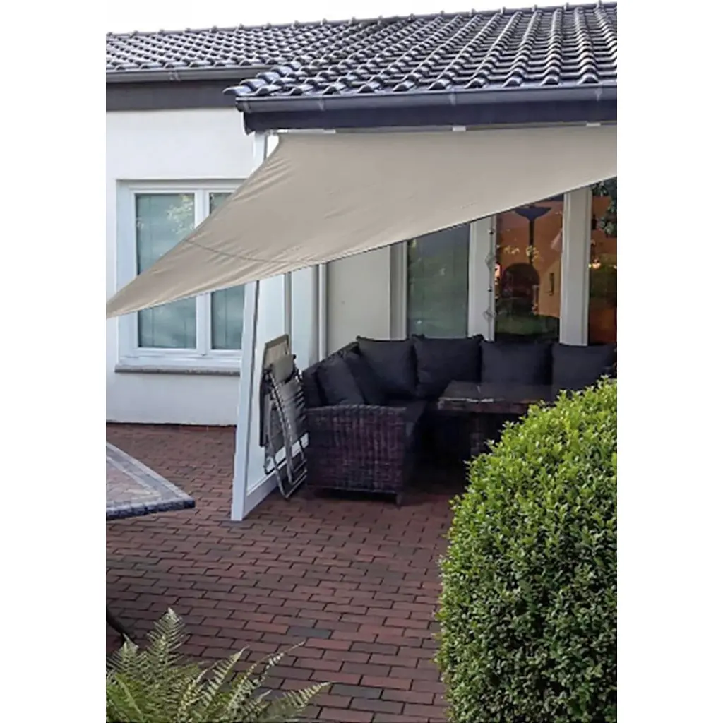 Тент-парус Jumi Garden солнцезащитный 3,6 х 3,6 х 3,6 м песочный - фото 10