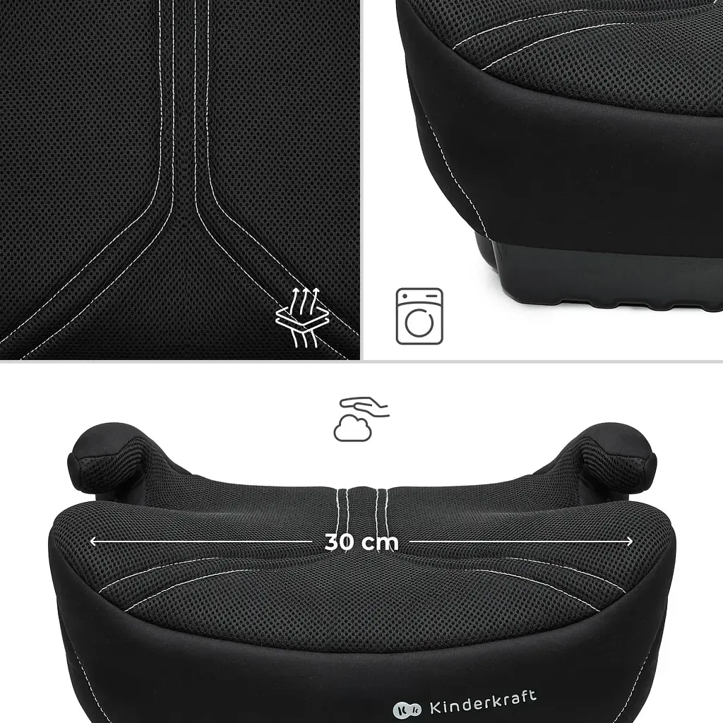 Автокресло-бустер Kinderkraft i-Boost 2 Pro Black (KCIBOO02BLKPR00) - фото 2