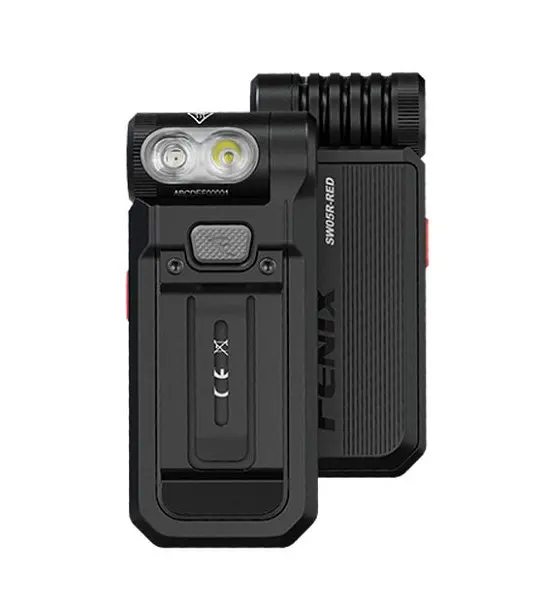 Ліхтар ручний Fenix SW05R-RED LED 150лм (Чорний) - фото 2