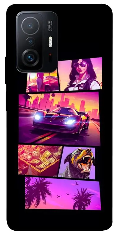TPU чохол Demsky GTA vibes для Xiaomi 11T / 11T Pro