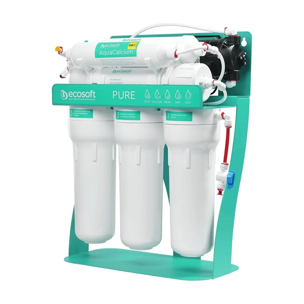 Система фільтрації води Ecosoft P''URE AquaCalcium Mint з помпою (MO675PSMACECO) - фото 3