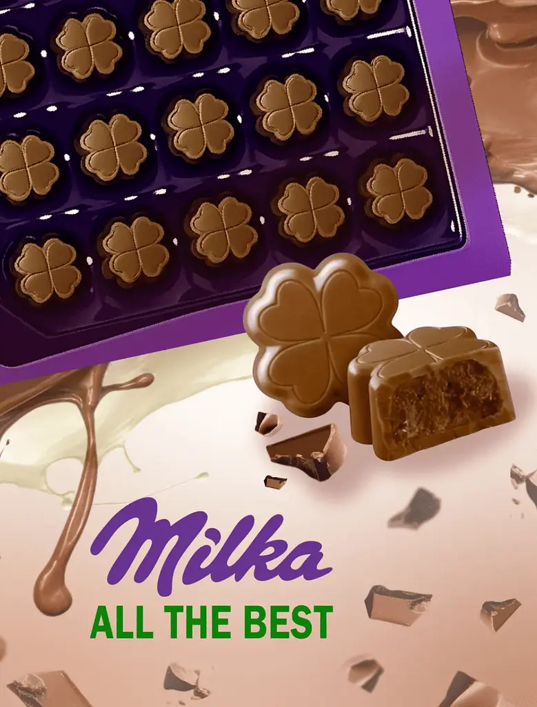 Шоколадні цукерки Milka All the Best Milk Chocolate 110г - фото 5