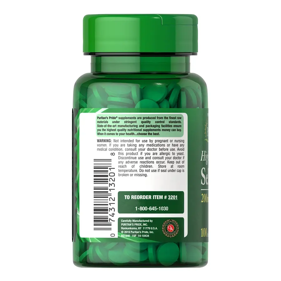 Вітаміни та мінерали Puritan's Pride Selenium 200 mcg, 100 таблеток - фото 3