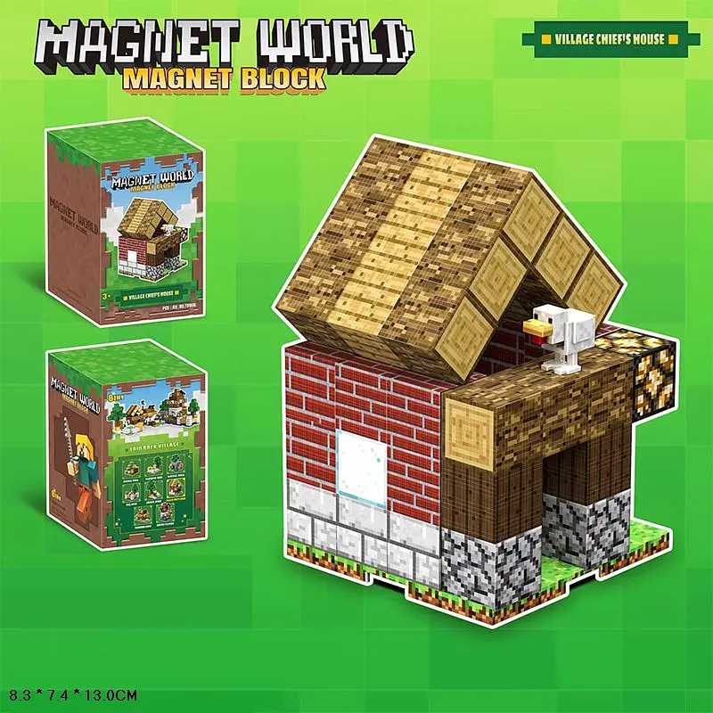 Набір іграшковий магнітний, T9906, з магнітними тваринами, 8.3x7.4x13 см - фото 2