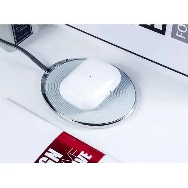 Бездротові навушники XO F100 Bluetooth Earphone Sensor and Wireless Charging білі 6920680877706 - фото 4