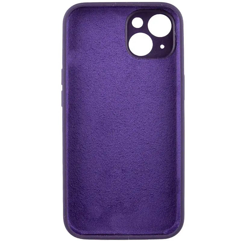 Чохол Silk Full Camera Protective (AA) NO LOGO для Apple iPhone 13 (6.1") Фіолетовий / Elderberry - фото 4