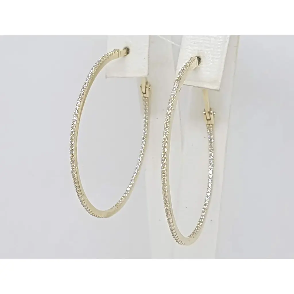 Золоті сережки Імперія золота з фіанітами. СВ797ЛИ - фото 2