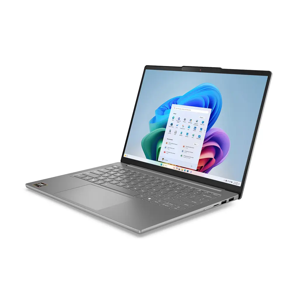 Ноутбук Lenovo IdeaPad Slim 5 14AKP10, (83HX002WRM), AMD Ryzen AI 7350 до 5,0 ГГц, 16" WUXGA, 32 ГБ, SSD 1 ТВ, AMD Radeon 860M, Free DOS, Luna Gray - фото 4