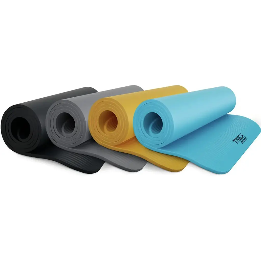 Коврик для йоги Trex Sport TX-018NGM NBR 1см 180х60 блакитний - фото 4