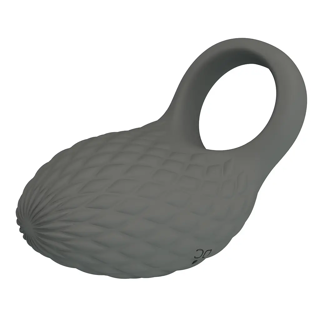 Віброкільце Pretty Love Heloise 8.6 см сірий - фото 9