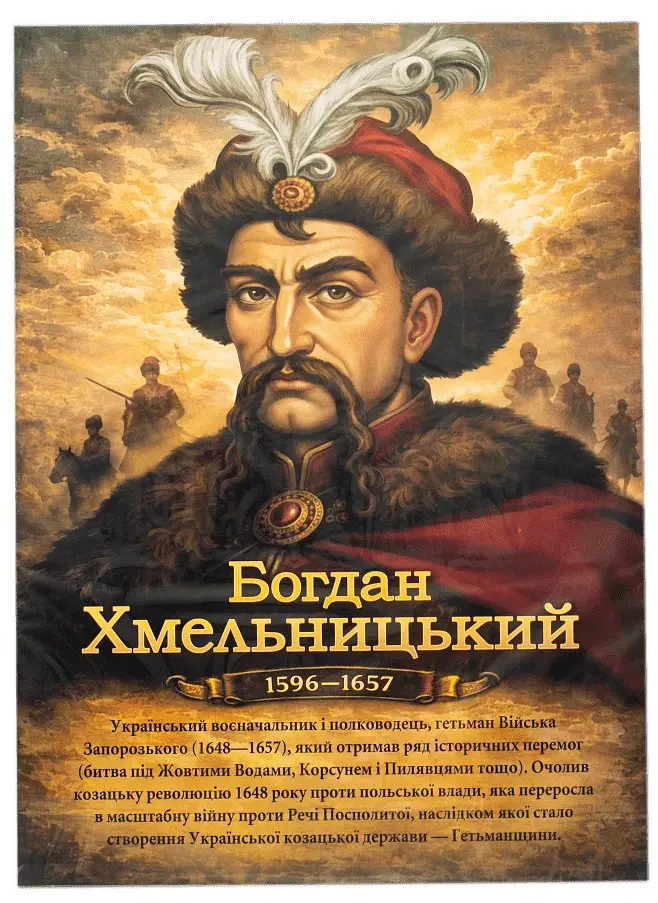 Комплект плакатів "Славетні гетьмани України" - - фото 5