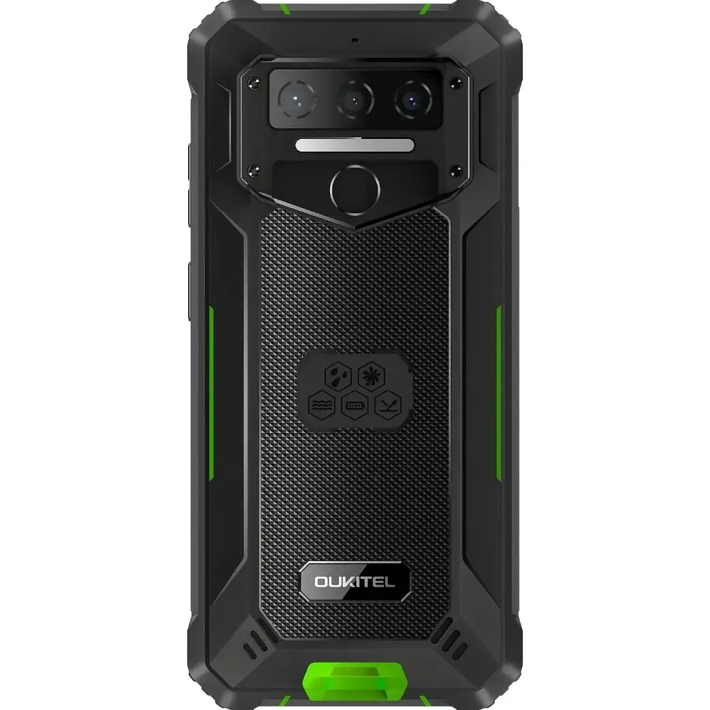 Смартфон Oukitel WP23 Plus 6.52"HD+ /8GB/256GB / T606 /10600mAh /13+5Мп/ IP69K /NFC Green - фото 6
