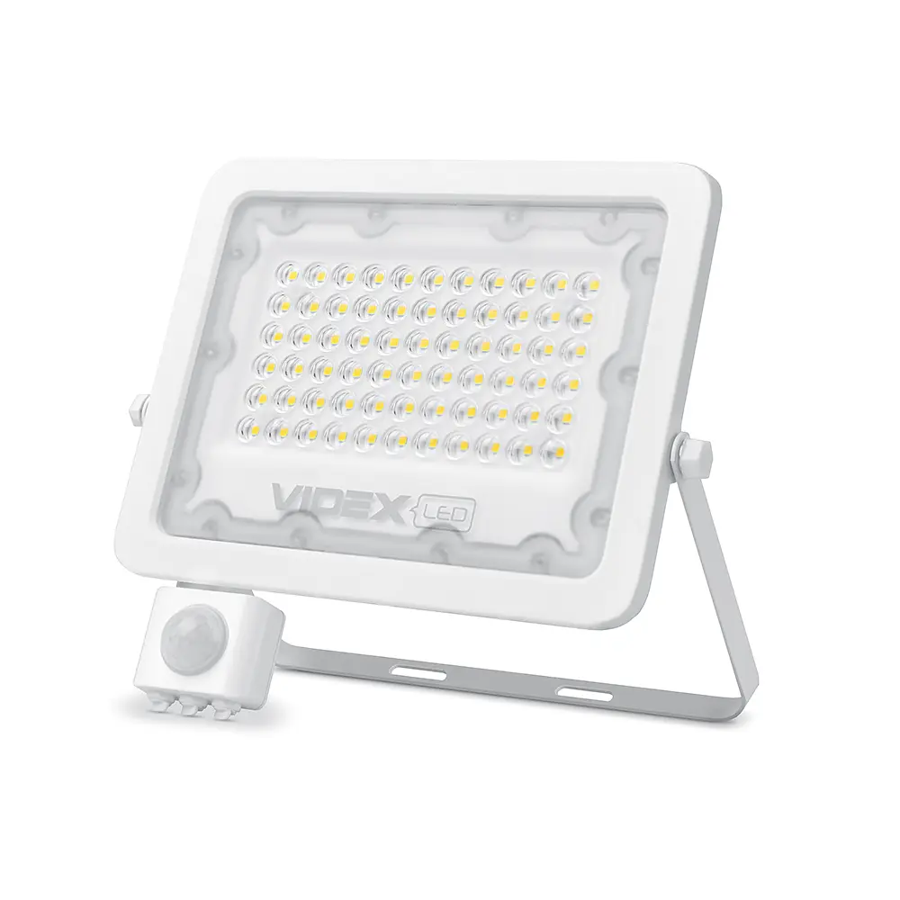 LED прожектор Videx F2e, 50W 5000K з датчиком руху та освітленості (26266-000) - фото 2