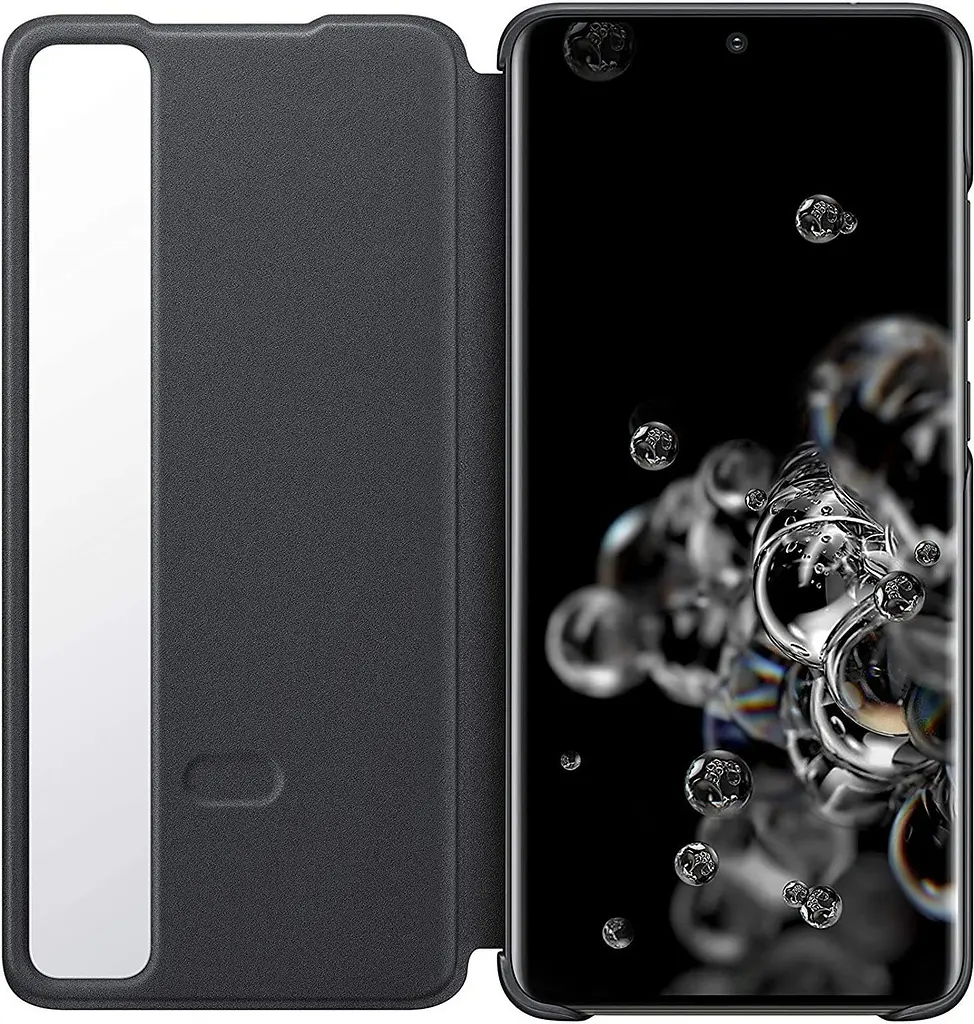 Оригінальний чохол-книжка S-View Clear View Cover для Samsung Galaxy S20 Ultra 5G Чорний EF-ZG988CBEGRU - фото 6
