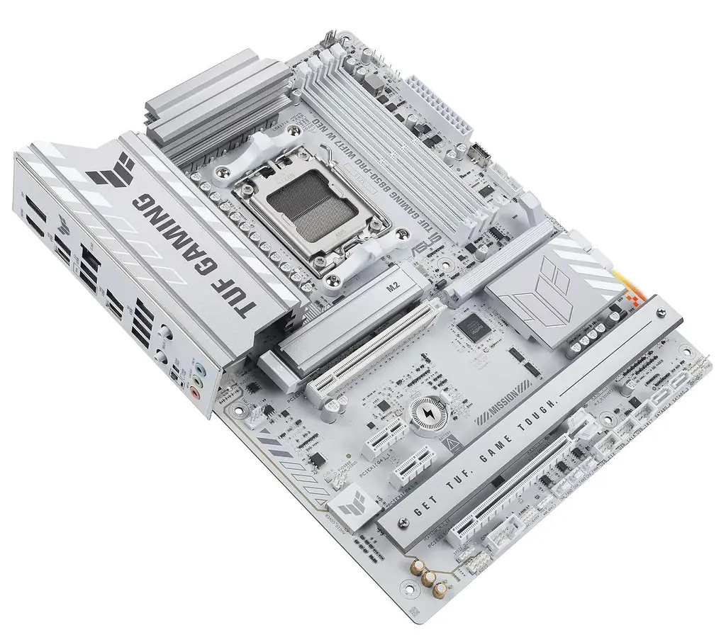 Материнська плата ASUS TUF GAMING B850-PRO WIFI7 W NEO WHITE (TUF GAMING B850-PRO WIFI7 W NEO) (Socket AM5, AMD B850, ATX) - фото 4