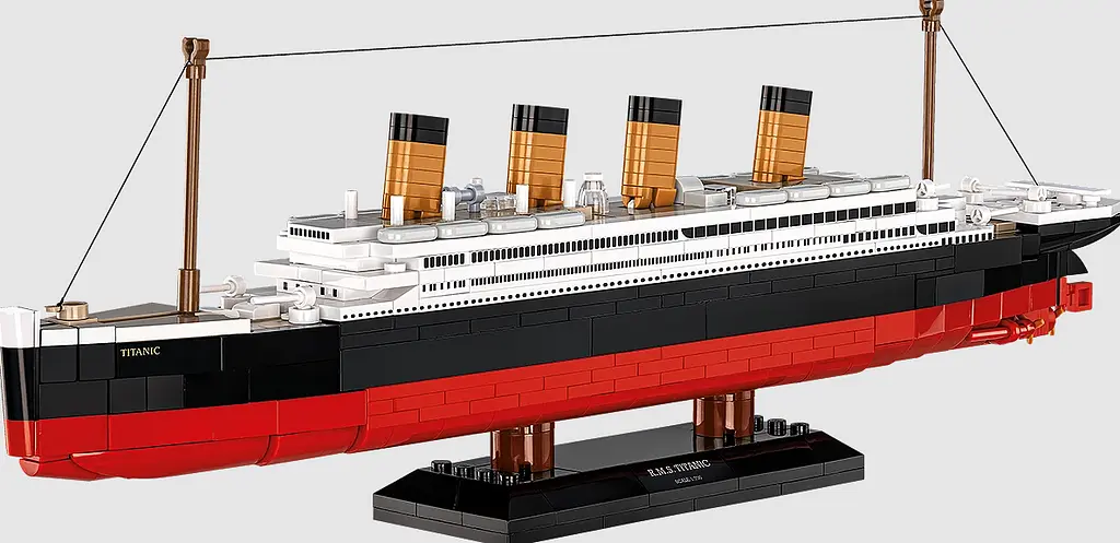 Конструктор COBI R.M.S. Titanic 1:700 (593 детали) - Коллекционная модель Титаника 1680 - фото 2