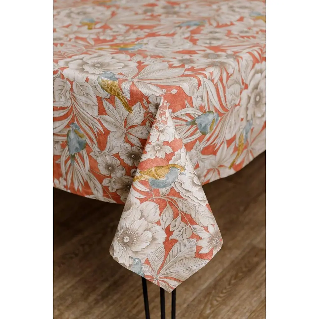 Скатерть Прованс Птичка на терракоте 120x133 см (34759) - фото 3