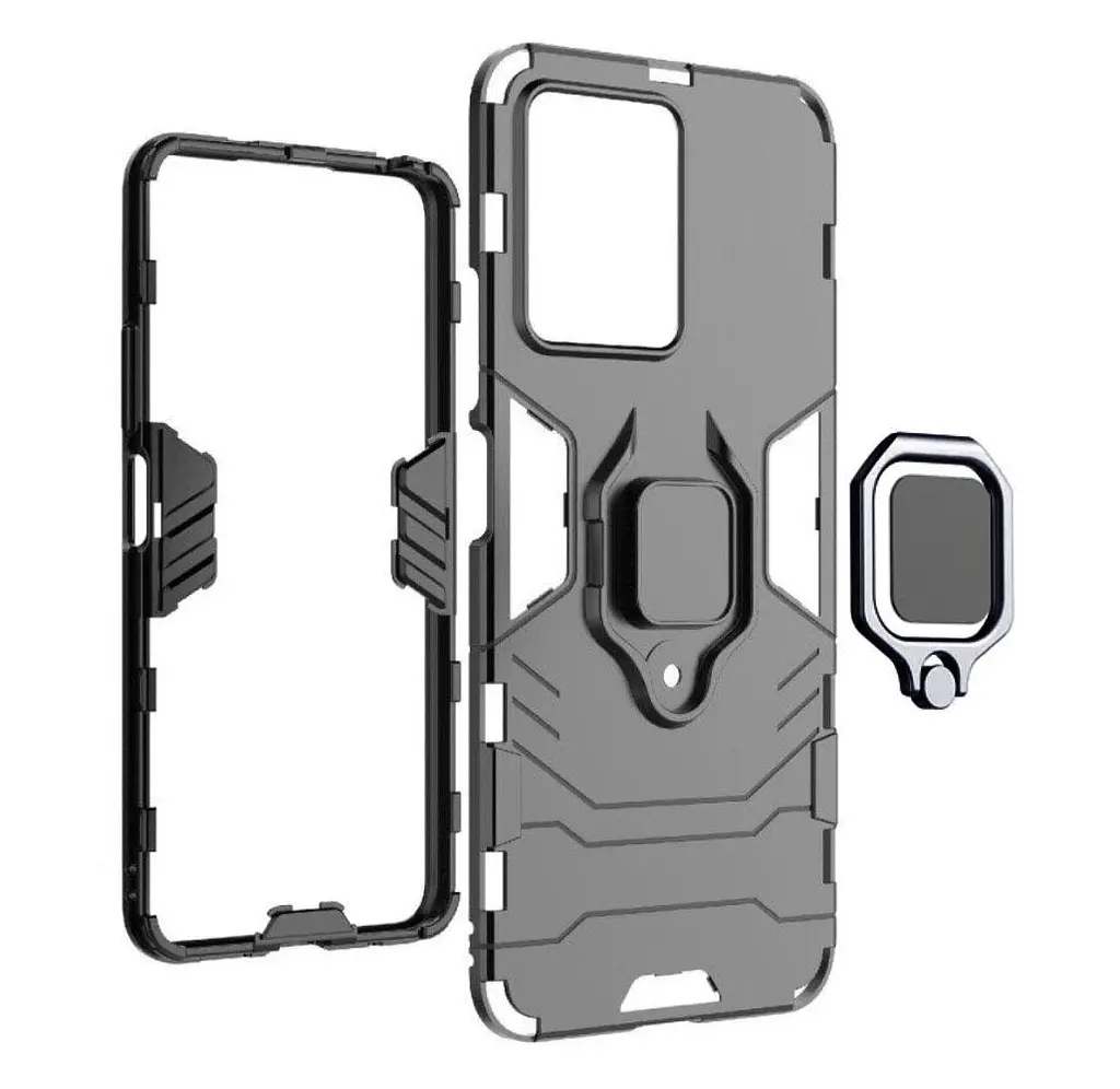 Чехол бампер Primolux Ring Armor для Xiaomi Redmi Note 12 4G Black - фото 7
