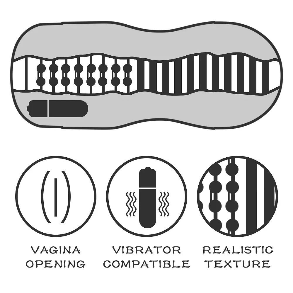 Мастурбатор - Sex In A Can Vagina Stamina Tunnel Vibrating - фото 5