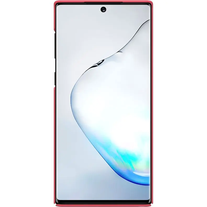 Чехол-накладка Nillkin Super Frosted Shield Case Samsung Galaxy Note 10 SM-N970 Red - фото 2