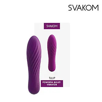 Вібратор Svakom Tulip Потужний міні-, 10.6х2.65 см фіолетовий - фото 7