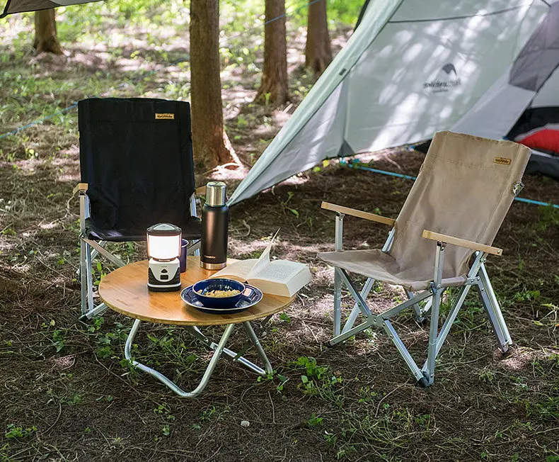 Крісло складане Naturehike Shangye NH19JJ004, алюміній, бежевий - фото 6