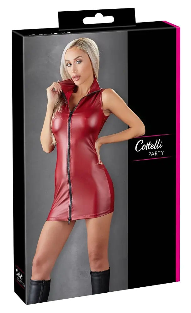 Платье Cottelli Collection Party Dress Zip S красный - фото 6