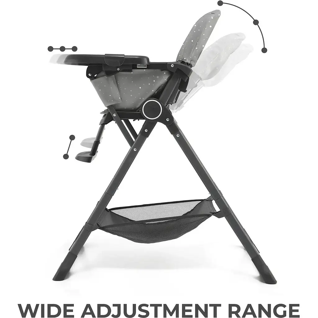 Стільчик для годування Kinderkraft Foldee Grey KHFOLD00GRY0000 (00-00305201) - фото 5