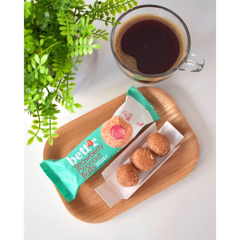 Шарики Bett'r фруктовые со вкусом кокоса и клубники 45 г (984740) - фото 4