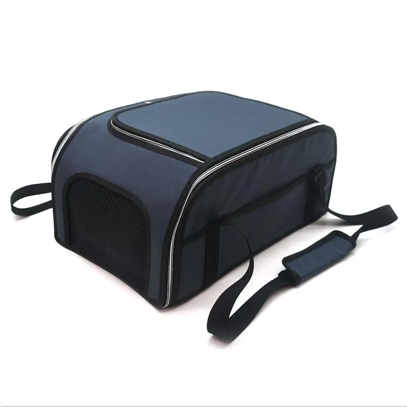 Авіа-Сумка переноска Zoo-hunt для котів та малих порід собак №1 30х45х20 см сіра - фото 10