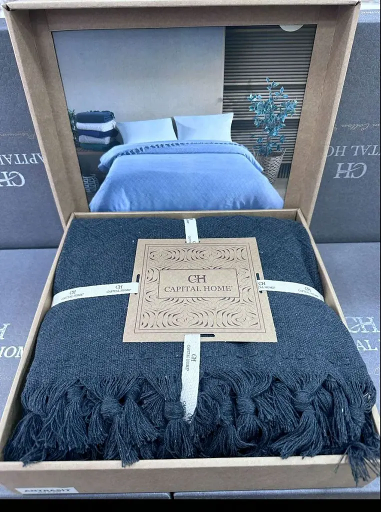 Покривало Antracite 200х230 см Capital Home pbe0051077