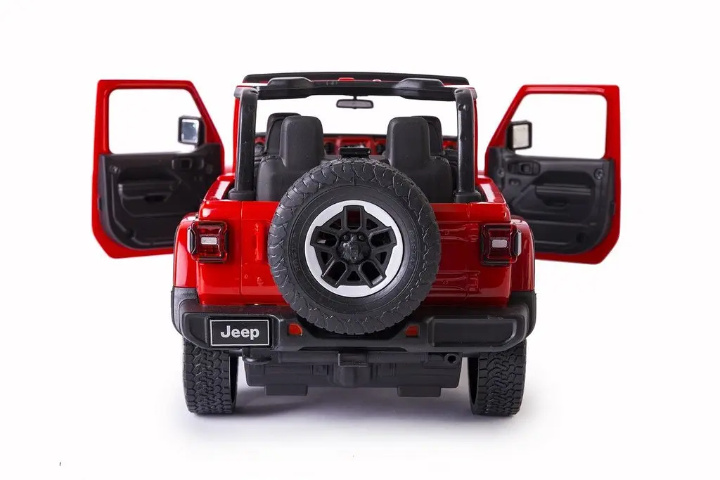 Машинка Rastar Jeep Wrangler JL на управлении 1:14 красный 79400 - фото 6