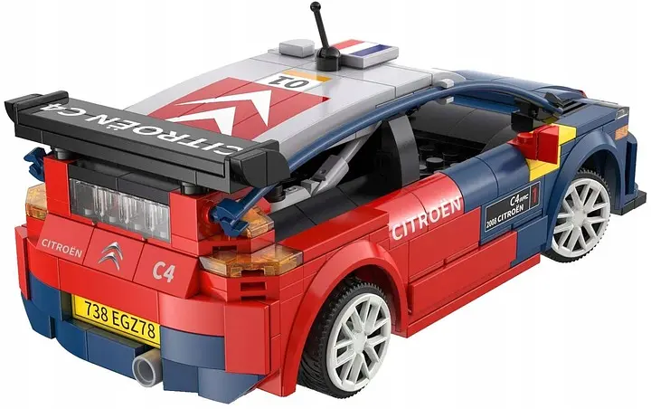 Конструктор дитячий на радіокеруванні CADA 2008 Citroen C4 WRC  гонка 329 деталей  - фото 4
