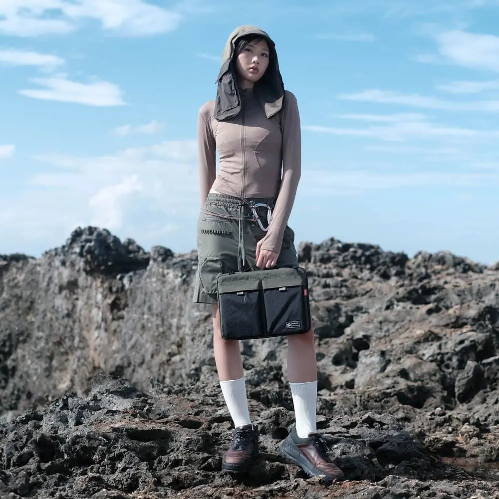 Сумка для ноутбука Skinarma Jager 14" оливкова (SK-LAPTOP14-JAGER-GRN) [175206] - фото 4