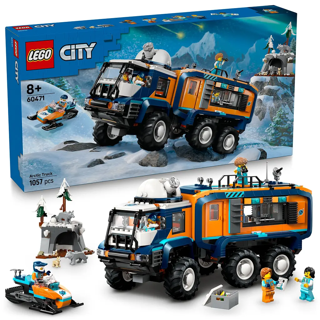 Конструктор LEGO City Арктична дослідницька вантажівка з науковою лабораторією 1064 деталі (60471) - фото 4