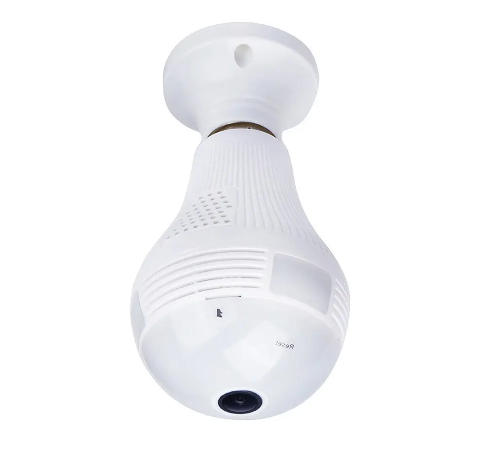 Панорамна IP WiFi камера Smart 3D лампочка з детектором руху та сигналізацією UKC H-302L - фото 4