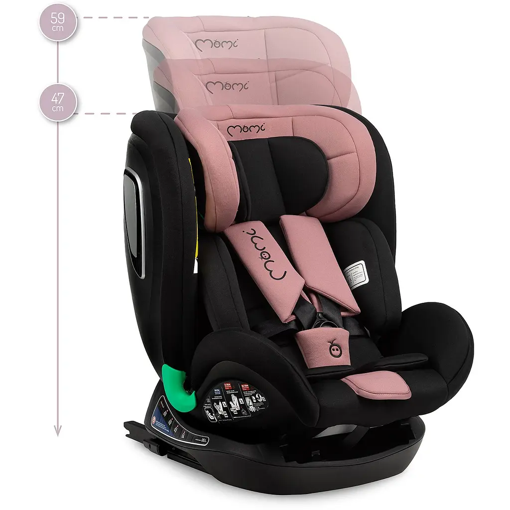 Автокрісло MoMi Urso I-Size 0-36 кг Pink - фото 6