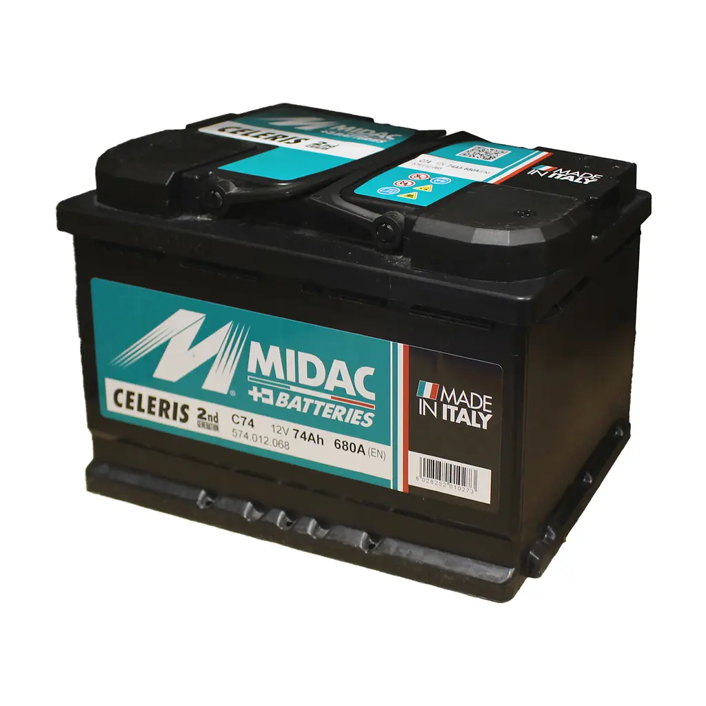 Аккумулятор 6СТ-74A MIDAC CELERIS, 12V, 74Ah (-/+) евро, EN680А - фото 3
