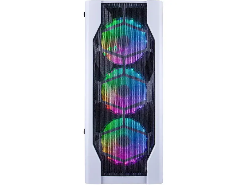 Корпус 1stPlayer D4-WH-4F1-W White - фото 3