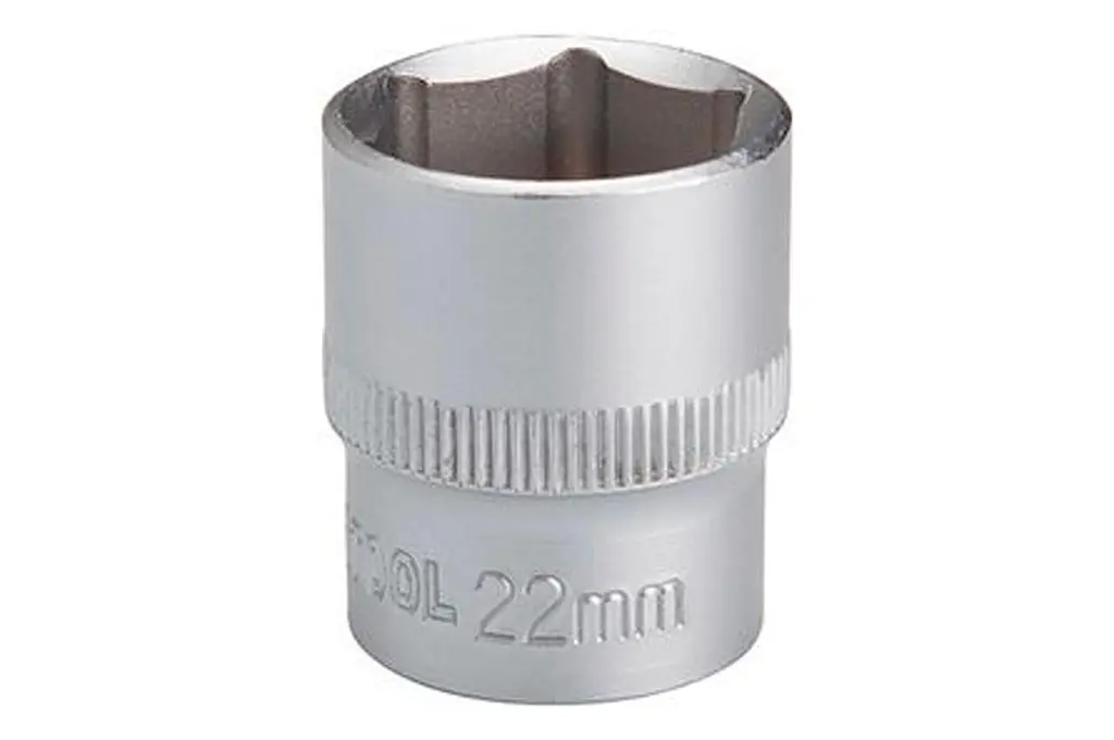 Головка торцевая шестигранная Intertool 22 мм x 1/2" матовая - фото 2
