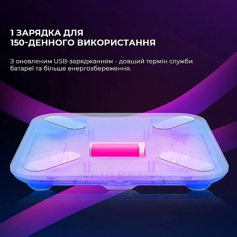Умные весы Yunmai X Smart Scale (YMBS-M268) - фото 3