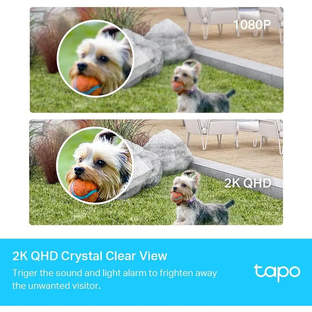 Розумна бездротова система відеоспостереження TP-Link Tapo C420 2MP N300 зовнішня - фото 3