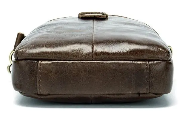 Сумка кожаная мужская Vintage 14х20,5х3,5 см sum0012379 - фото 7