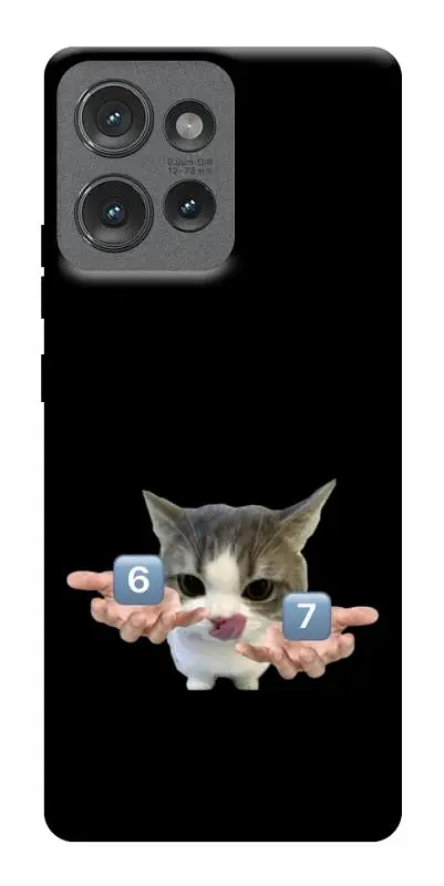 Чохол Demsky Six Seven cat для Motorola Edge 50