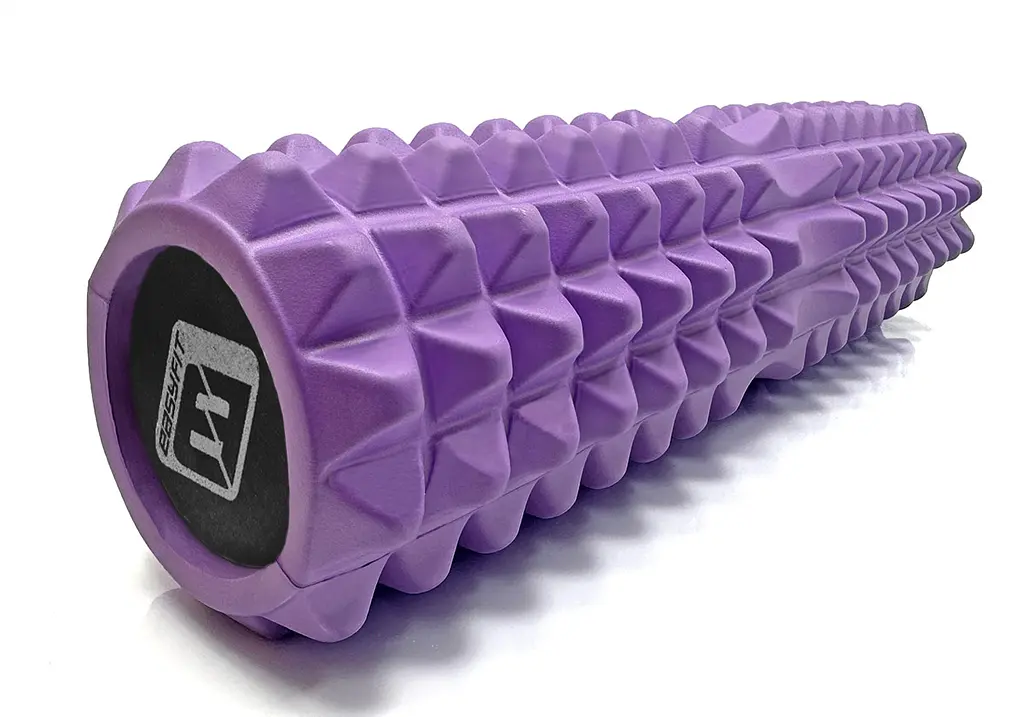 Масажний ролик EasyFit Solid Grid Roller 45 см v.2.2s фіолетовий (EF-2053-V)