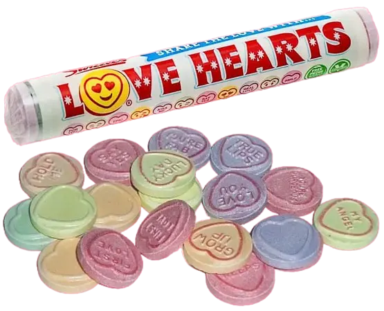 Драже Swizzels Love Hearts Giant Roll 39г - фото 3