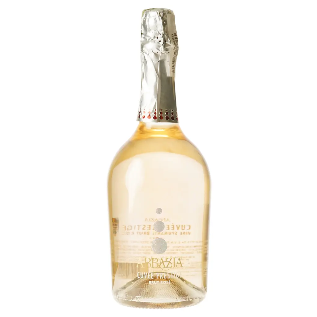 Вино игристое Abbazia Cuvee Prestige Brut Rose розовое сухое 0.75 л - фото 4