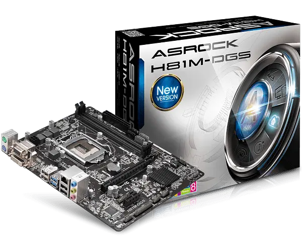 Материнська плата ASRock H81M-DGS LGA 1150 (H81M-DGS) Б/В - фото 4