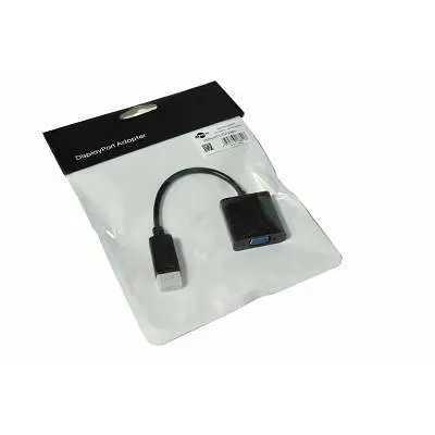 Перехідник Atcom DisplayPort - VGA (M/F), 0.1 м, Чорний (16851) - фото 2